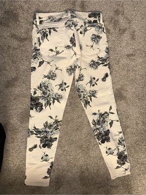 J Brand Floral Trouser Jeans